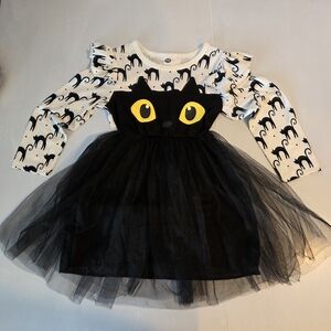 Black Cat Tutu Dress